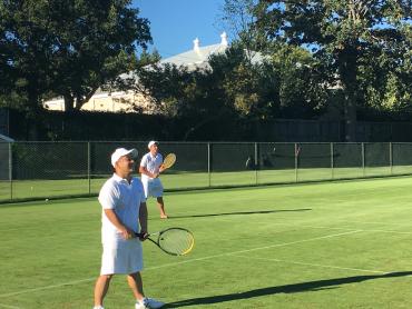 Attorneys Dominic Poncia and Virgilio Ong are one tough doubles team!
