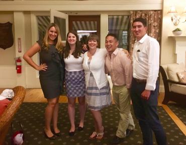Attorneys Noel Di Carlo, Arielle Mullaney, Maggie Hoyt-Rupert, Virgilio Ong, and Dominic Poncia